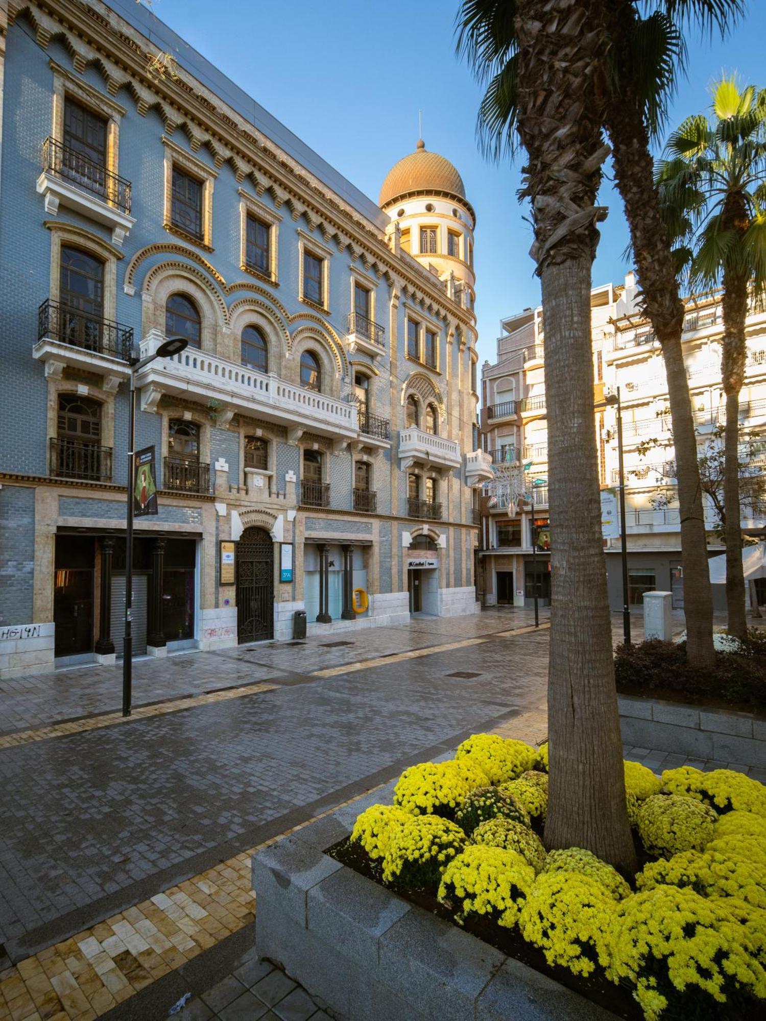 Conjunto De Apartamentos Antiguo Palacio Hotel Paris Huelva Eksteriør billede